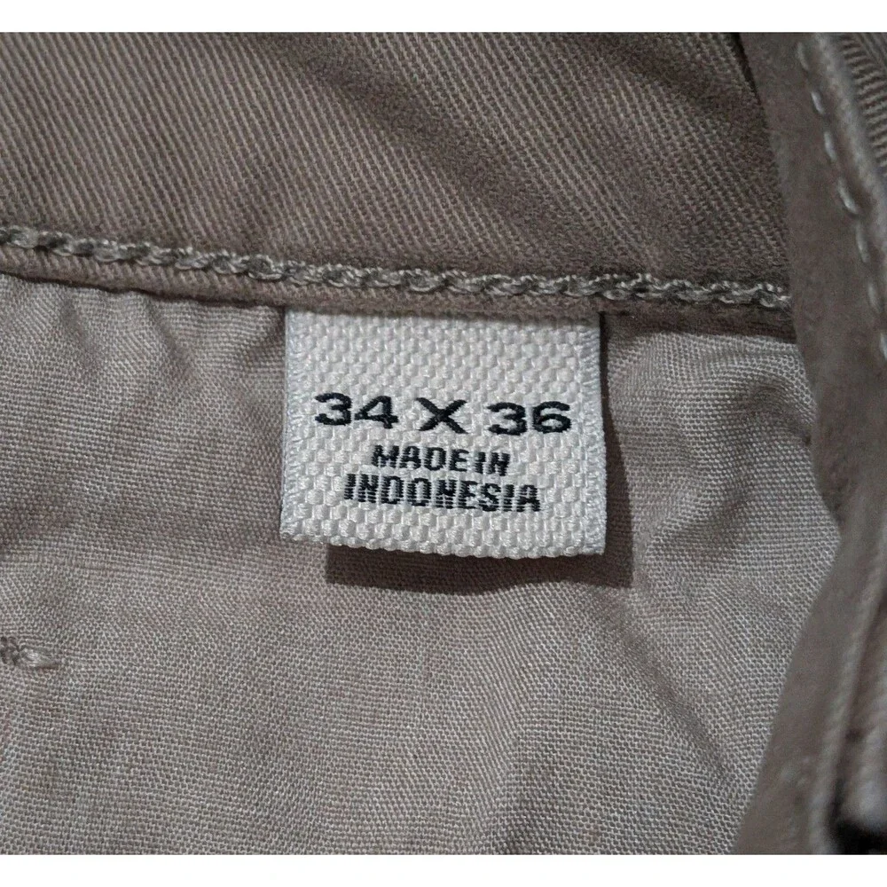 Flint And Tinder Pants Mens 34x36 (33x35) Slim Fit Brown